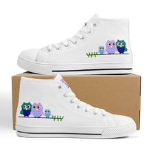 Load image into Gallery viewer, Ti Amo I love you - Exclusive Brand - High-Top Canvas Shoes - White Soles
