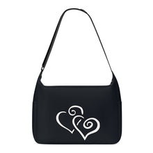 Load image into Gallery viewer, Ti Amo I love you - Exclusive Brand  - Bunker - Double White Heart - Journey Computer Shoulder Bag
