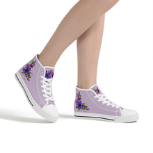 Load image into Gallery viewer, Ti Amo I love you - Exclusive Brand - High-Top Canvas Shoes - White Soles
