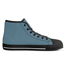 Load image into Gallery viewer, Ti Amo I love you - Exclusive Brand - High-Top Canvas Shoes - Black Soles
