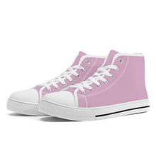 Load image into Gallery viewer, Ti Amo I love you - Exclusive Brand - High-Top Canvas Shoes - White Soles
