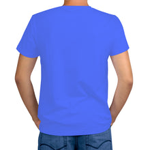 Load image into Gallery viewer, Ti Amo I love you - Exclusive Brand - Neon Blue - Angry Fish - Mens T-Shits
