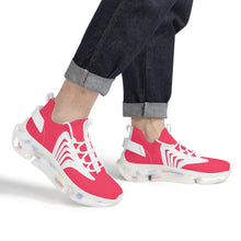 Load image into Gallery viewer, Ti Amo I love you - Exclusive Brand  - Radical Red - Mens / Womens - Air Max React Sneakers - White Soles
