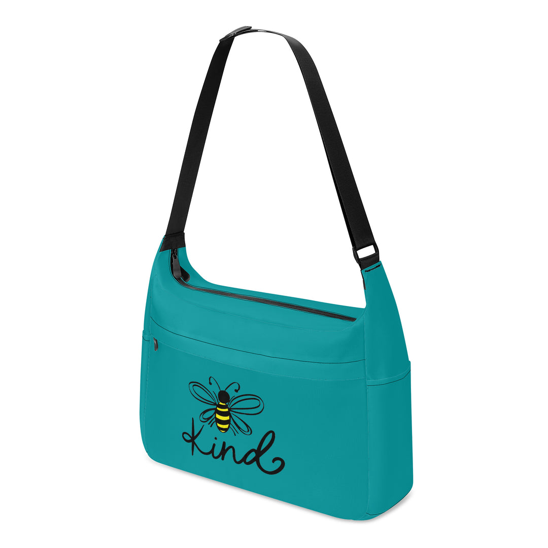 Ti Amo I love you - Exclusive Brand - Persian Green - Bee Kind - Journey Computer Shoulder Bag