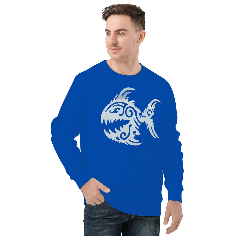 Ti Amo I love you - Exclusive Brand  -  Angry Fish - Mens Sweatshirt