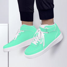 Load image into Gallery viewer, Ti Amo I love you - Exclusive Brand - Aquamarine - High Top Unisex Sneakers
