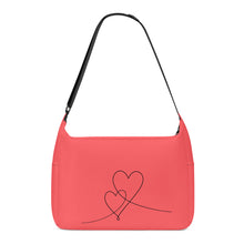 Load image into Gallery viewer, Ti Amo I love you - Exclusive Brand - Airbnb Red - Double Script Heart - Journey Computer Shoulder Bag
