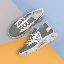 Load image into Gallery viewer, Ti Amo I love you - Exclusive Brand  - Dove Gray - Mens / Womens - Air Max React Sneakers - White Soles
