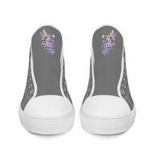 Load image into Gallery viewer, Ti Amo I love you - Exclusive Brand - High-Top Canvas Shoes - White Soles
