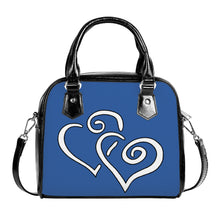 Load image into Gallery viewer, Ti Amo I love you - Exclusive Brand - San Marino - Double White Heart - Shoulder Handbag
