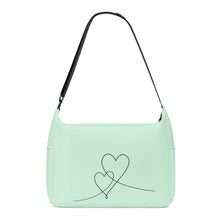 Load image into Gallery viewer, Ti Amo I love you - Exclusive Brand - Blue Romance -  Double Script Heart - Journey Computer Shoulder Bag
