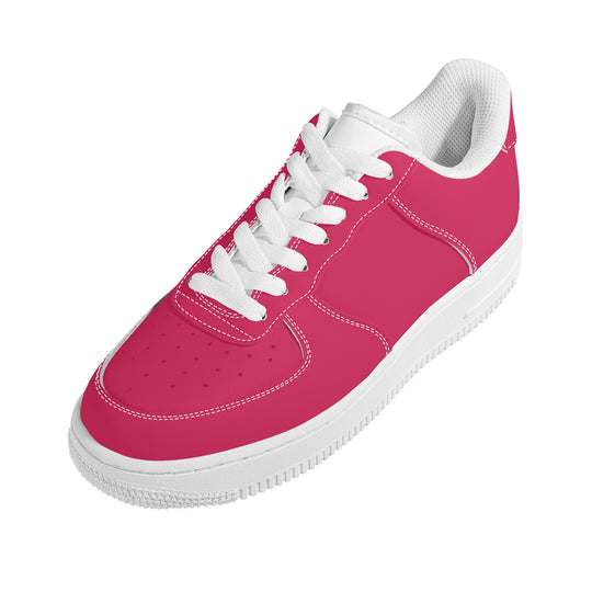 Ti Amo I love you -  Exclusive Brand - Cerise Red 2 - White Heart - Low Top Unisex Sneakers
