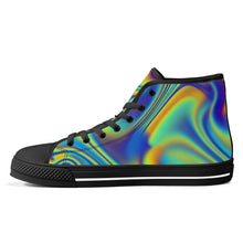 Load image into Gallery viewer, Ti Amo I love you - Exclusive Brand - High-Top Canvavs Shoes - Black Soles
