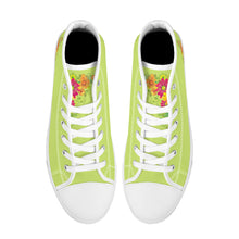 Load image into Gallery viewer, Ti Amo I love you - Exclusive Brand - High-Top Canvas Shoes - White Soles
