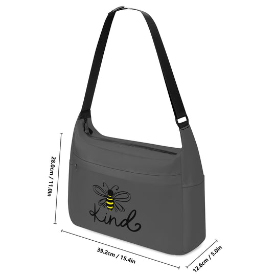 Ti Amo I love you - Exclusive Brand - Davy's Grey - Bee Kind - Journey Computer Shoulder Bag