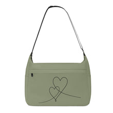 Load image into Gallery viewer, Ti Amo I love you - Exclusive Brand - Artichoke - Double Script Heart - Journey Computer Shoulder Bag
