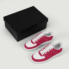 Load image into Gallery viewer, Ti Amo I love you - Exclusive Brand - Cardinal &amp; White - Low Top Unisex Sneakers
