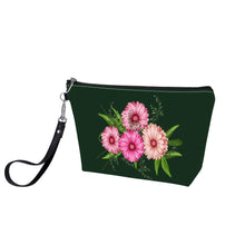 Load image into Gallery viewer, Ti Amo I love you - Exclusive Brand  - Celtic - Pink Floral - Sling Cosmetic Bag
