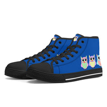 Load image into Gallery viewer, Ti Amo I love you - Exclusive Brand - High-Top Canvas Shoes - Black Soles
