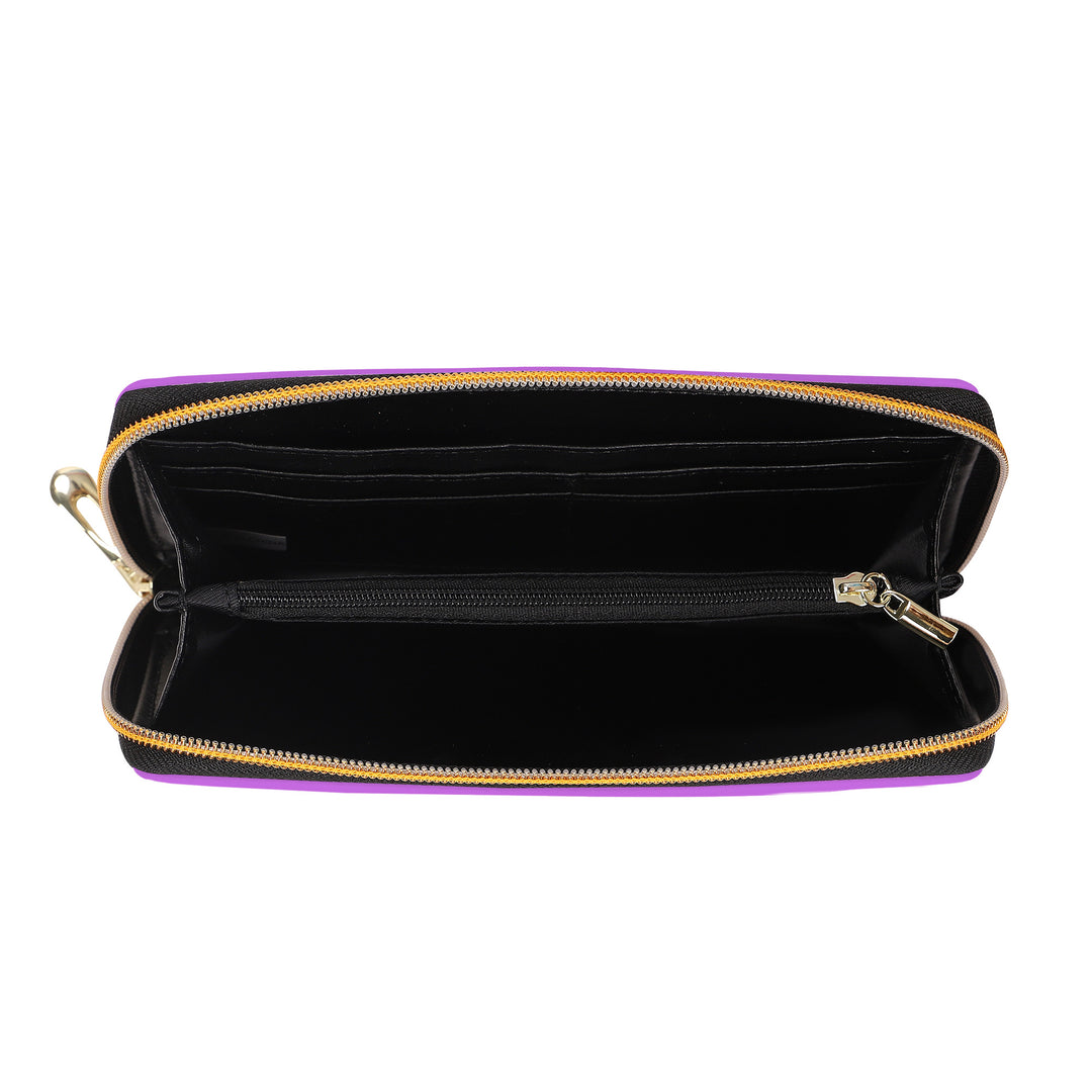 Ti Amo I love you - Exclusive Brand  - Lavender - Bee Kind - Zipper Purse Clutch Bag