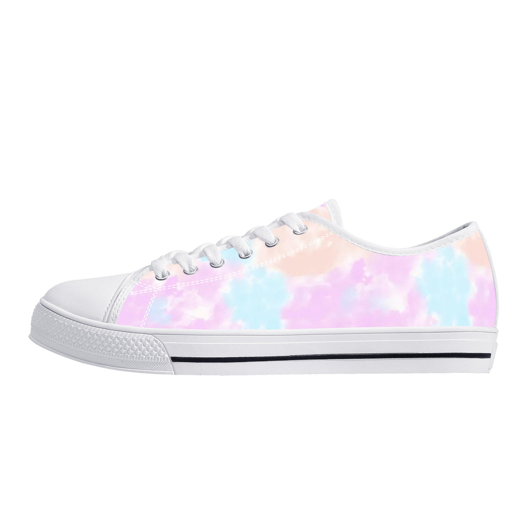 Ti Amo I love you - Exclusive Brand  - Low-Top Canvas Shoes - White Soles