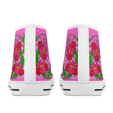 Load image into Gallery viewer, Ti Amo I love you - Exclusive Brand - High-Top Canvas Shoes - White Soles
