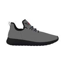 Load image into Gallery viewer, Ti Amo I love you - Exclusive Brand  - Dove Gray - Skelton Hands with Heart - Lightweight Mesh Knit Sneaker - Black Soles
