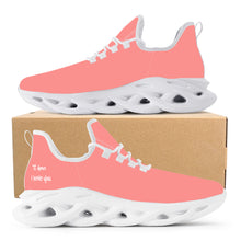 Load image into Gallery viewer, Ti Amo I love you - Exclusive Brand  - Light Coral - Mens / Womens - Flex Control Sneakers- White Soles
