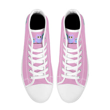 Load image into Gallery viewer, Ti Amo I love you - Exclusive Brand - High-Top Canvas Shoes - White Soles
