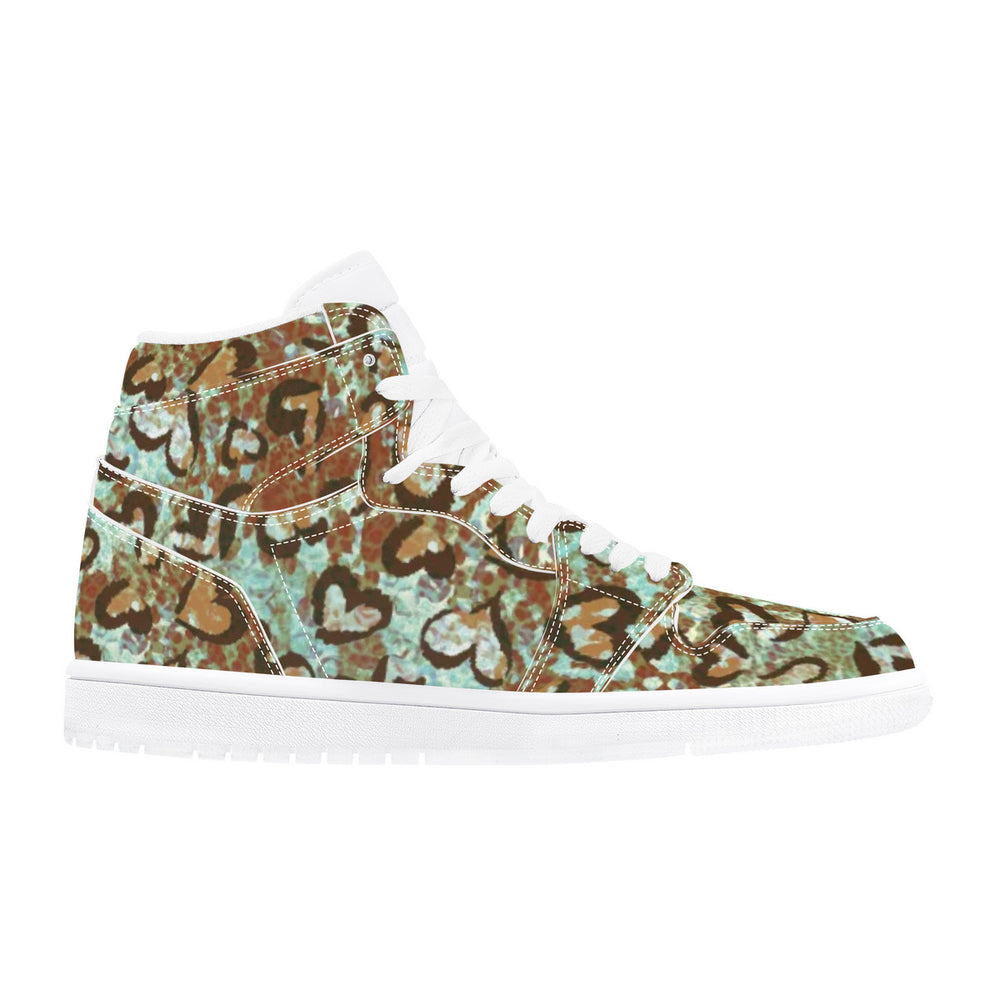 Ti Amo I love you - Exclusive Brand - High Top Synthetic Leather Sneaker