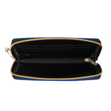 Load image into Gallery viewer, Ti Amo I love you - Exclusive Brand  - Dark Blue - Bee Kind - Zipper Purse Clutch Bag
