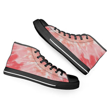 Load image into Gallery viewer, Ti Amo I love you - Exclusive Brand - High-Top Canvas Shoes - Black Soles
