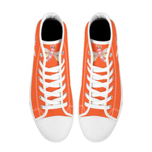 Load image into Gallery viewer, Ti Amo I love you - Exclusive Brand - High-Top Canvas Shoes - White Soles
