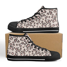 Load image into Gallery viewer, Ti Amo I love you - Exclusive Brand - High-Top Canvavs Shoes - Black Soles
