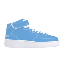 Load image into Gallery viewer, Ti Amo I love you - Exclusive Brand - Argentinian Azure - High Top Unisex Sneakers
