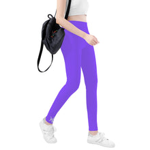 Load image into Gallery viewer, Ti Amo I love you - Exclusive Brand  - Light Purple - Angry Fish - Womens / Teen Girls  / Womens Plus Size  - Yoga Leggings - Sizes XS-3XL
