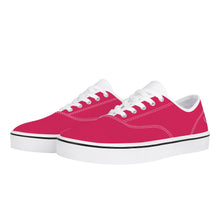 Load image into Gallery viewer, Ti Amo I love you - Exclusive Brand - Cerise Red 2 - Double White Heart -  Skate Shoe - White Soles
