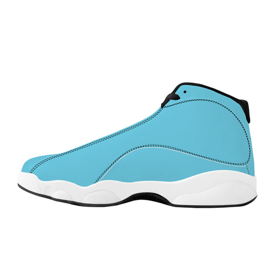 Ti Amo I love you  - Exclusive Brand  - Aquamarine Blue - Mens / Womens - Unisex  Basketball Shoes - Black Laces