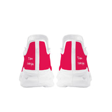 Load image into Gallery viewer, Ti Amo I love you - Exclusive Brand  - Red Ribbon - Mens / Womens - Flex Control Sneakers- White Soles
