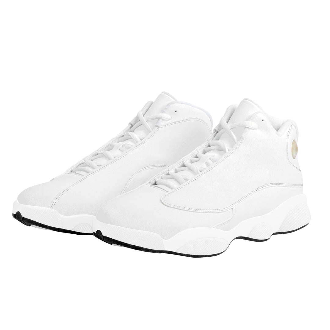 Ti Amo I love you - Exclusive Brand  - White - Mens / Womens - Unisex  Basketball Shoes - White Laces
