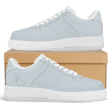 Load image into Gallery viewer, Ti Amo I love you - Exclusive Brand  - Geyser - Transparent Low Top Air Force Leather Shoes
