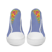 Load image into Gallery viewer, Ti Amo I love you - Exclusive Brand  - High-Top Canvas Shoes - White Soles
