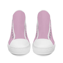 Load image into Gallery viewer, Ti Amo I love you - Exclusive Brand - High-Top Canvas Shoes - White Soles
