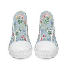 Load image into Gallery viewer, Ti Amo I love you - Exclusive Brand - High-Top Canvas Shoes - White Soles
