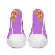 Load image into Gallery viewer, Ti Amo I love you - Exclusive Brand  - High-Top Canvas Shoes - White Soles
