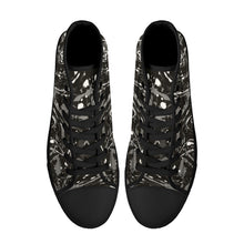 Load image into Gallery viewer, Ti Amo I love you - Exclusive Brand - High-Top Canvas Shoes - Black Soles
