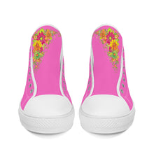 Load image into Gallery viewer, Ti Amo I love you - Exclusive Brand  - High-Top Canvas Shoes - White Soles
