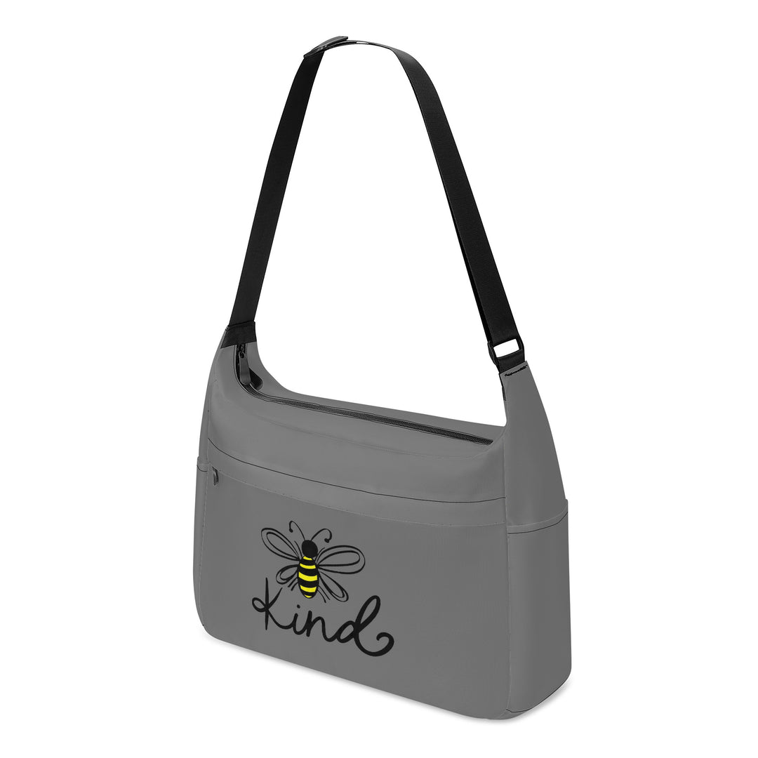 Ti Amo I love you - Exclusive Brand - Dove Gray - Bee Kind - Journey Computer Shoulder Bag