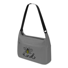 Load image into Gallery viewer, Ti Amo I love you - Exclusive Brand - Dove Gray - Bee Kind - Journey Computer Shoulder Bag
