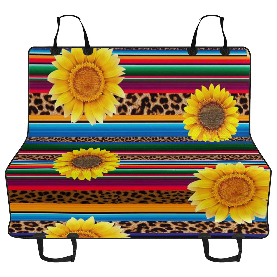 Ti Amo I love you - Exclusive Brand - Leopard & Sunflowers - Car Pet Seat Covers